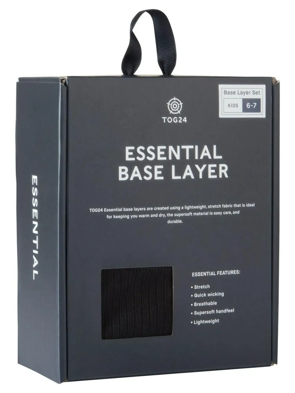 Tog 24 Black Darley Thermal Baselayer Set^BOY Underwear|Thermals