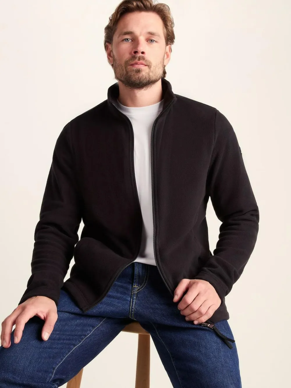 Clearance Tog 24 Black Mens Revive Fleece Black Jacket