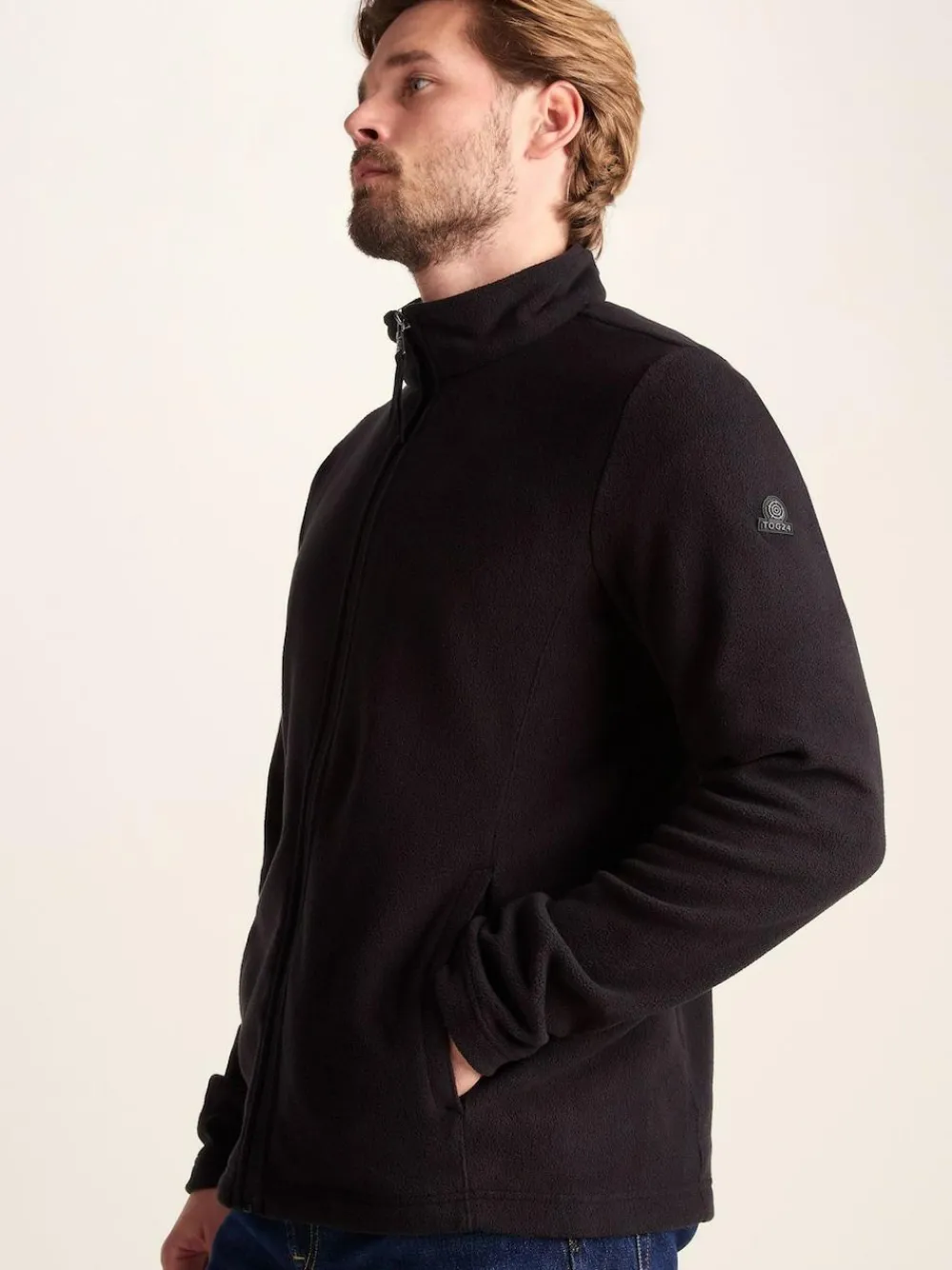 Clearance Tog 24 Black Mens Revive Fleece Black Jacket