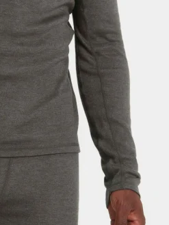 Discount Tog 24 Dark Grey Marl Meru Thermal Crewneck Sweatshirt