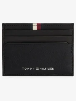 Tommy Hilfiger Black Business Corporate Leather Card Holder^ Wallets