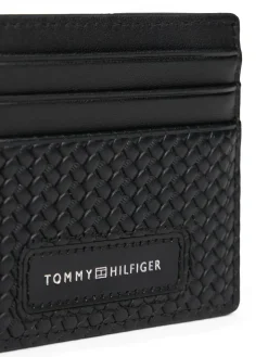 Outlet Tommy Hilfiger Black Leather Wallet