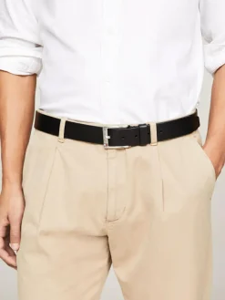 Tommy Hilfiger Black Leather Aly Belt^ Belts & Braces