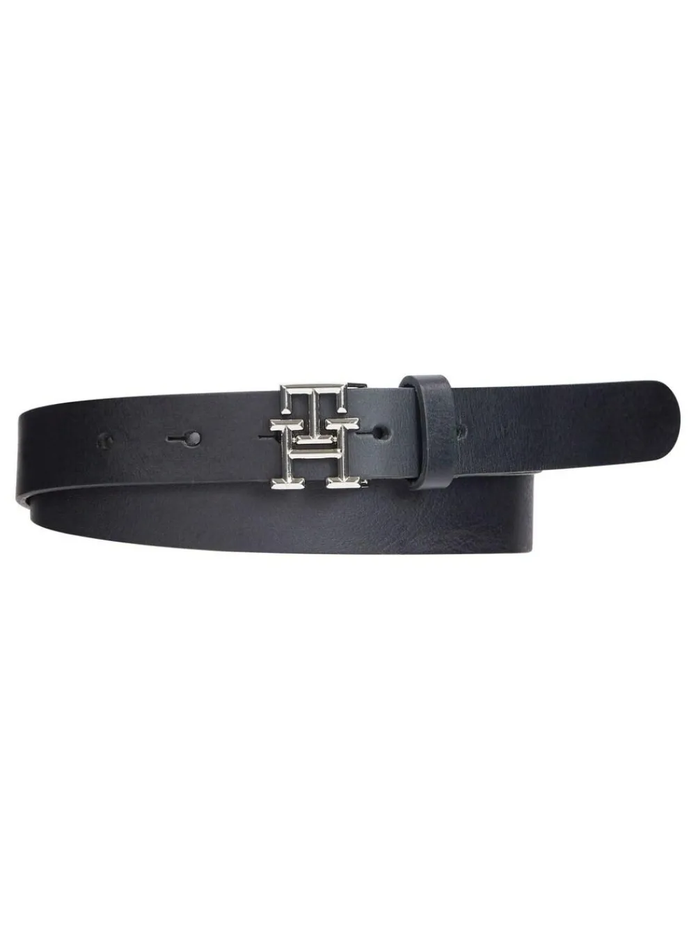 Hot Tommy Hilfiger Black Logo Belt