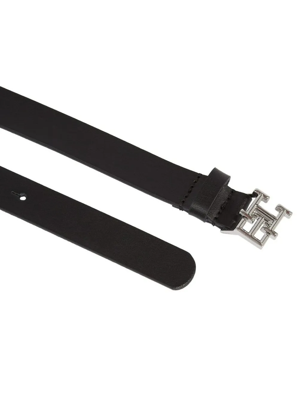 Hot Tommy Hilfiger Black Logo Belt
