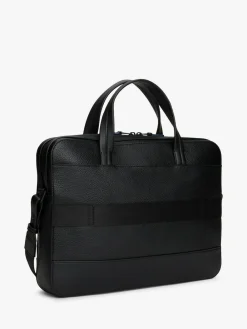 Sale Tommy Hilfiger Black Modern Repeat Flag Pocket Laptop Bag