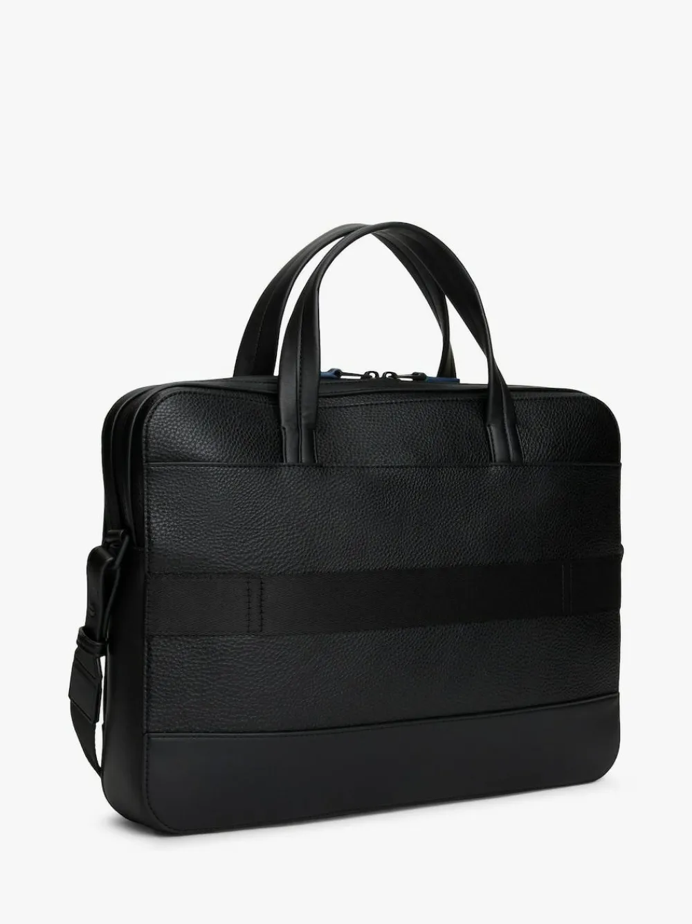 Sale Tommy Hilfiger Black Modern Repeat Flag Pocket Laptop Bag