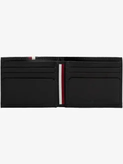 Discount Tommy Hilfiger Black Premium Mini Leather Card Case