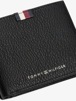 Discount Tommy Hilfiger Black Premium Mini Leather Card Case