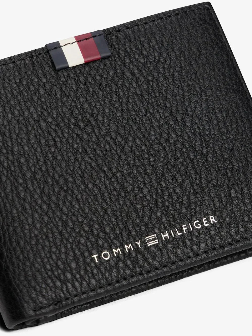 Discount Tommy Hilfiger Black Premium Mini Leather Card Case