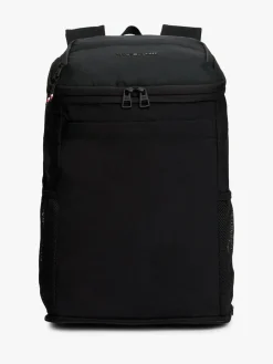 Hot Tommy Hilfiger Black Textile Logo Packable Backpack