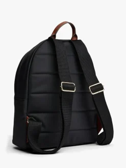 Tommy Hilfiger Black/White Dome Backpack^Women Bags