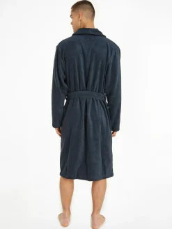 Tommy Hilfiger Blue 100% Cotton Icon Bathrobe^ Bathrobe