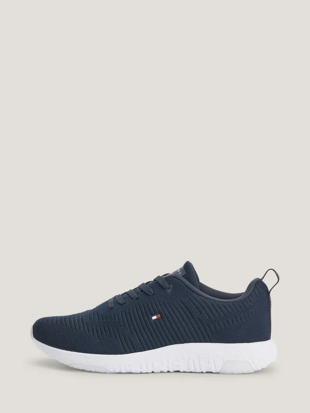 Tommy Hilfiger Blue Corporate Knit Runner Trainers^ Sneakers
