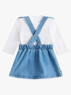 Tommy Hilfiger Blue Denim Dungarees^ Rompers & Overalls