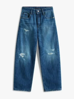 Tommy Hilfiger Blue Distressed Loose Jeans^BOY Jeans|Jeans