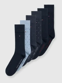 Tommy Hilfiger Blue Men Socks 6 Pack^ Socks|Socks