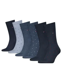 Best Tommy Hilfiger Blue Polka Dot Socks 6-Pack