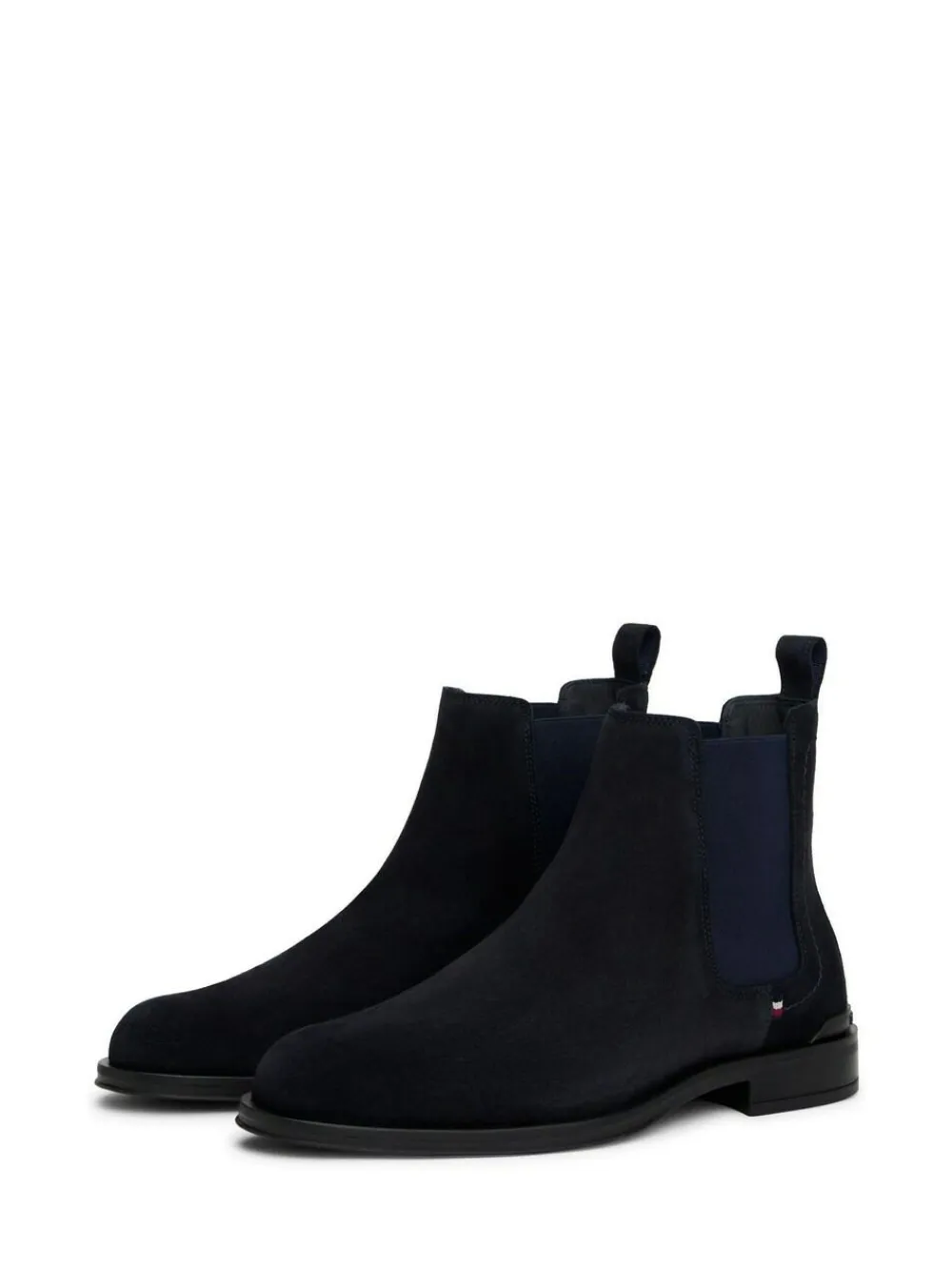 Sale Tommy Hilfiger Blue Suede Chelsea Boots