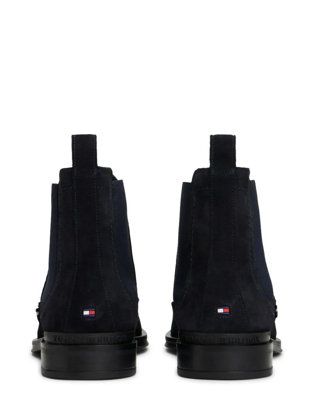 Sale Tommy Hilfiger Blue Suede Chelsea Boots