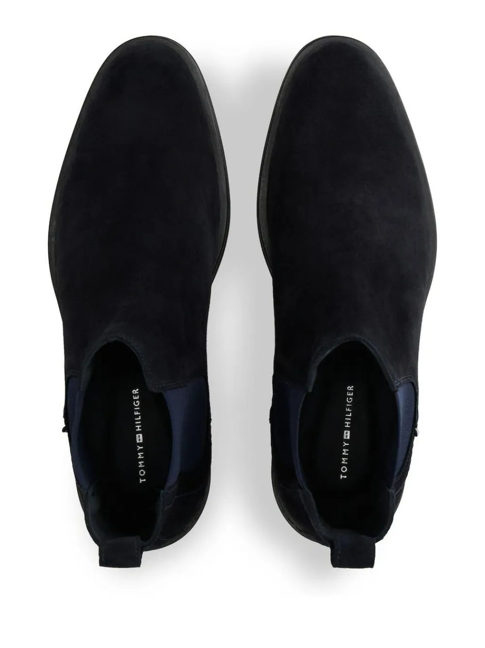 Sale Tommy Hilfiger Blue Suede Chelsea Boots