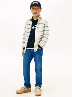 Best Tommy Hilfiger Washed Black Straight Leg Jeans Blue