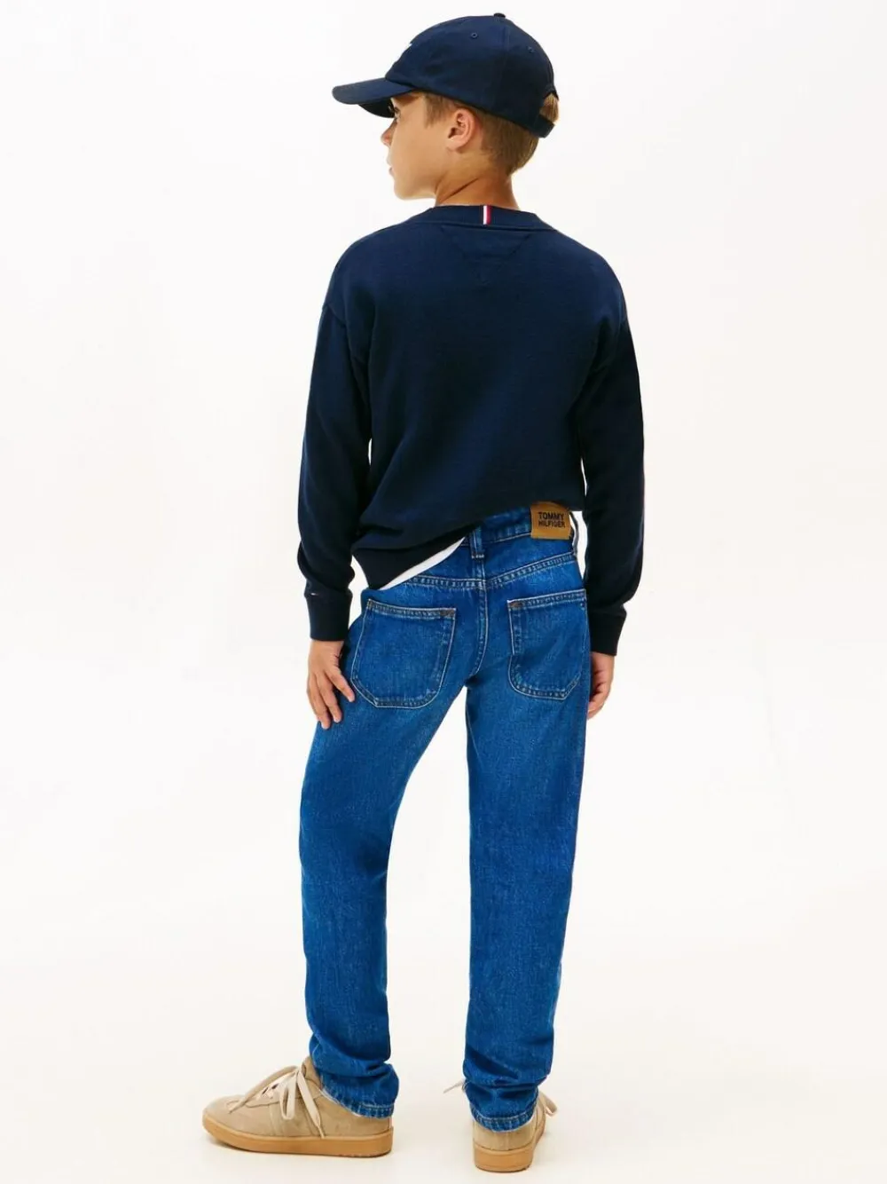 Best Tommy Hilfiger Washed Black Straight Leg Jeans Blue
