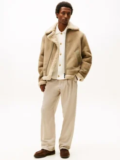 Clearance Tommy Hilfiger Brown Cleat Suede Moc Toe Boots