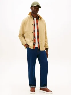 Tommy Hilfiger Brown Leather Debossed Logo Court Trainers^ Sneakers