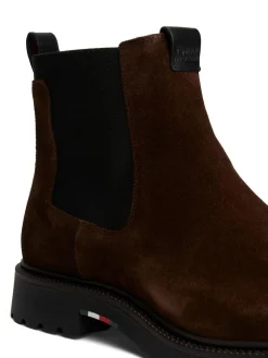 Tommy Hilfiger Brown Lightweight Suede Chelsea Boots^ Boots|Boots