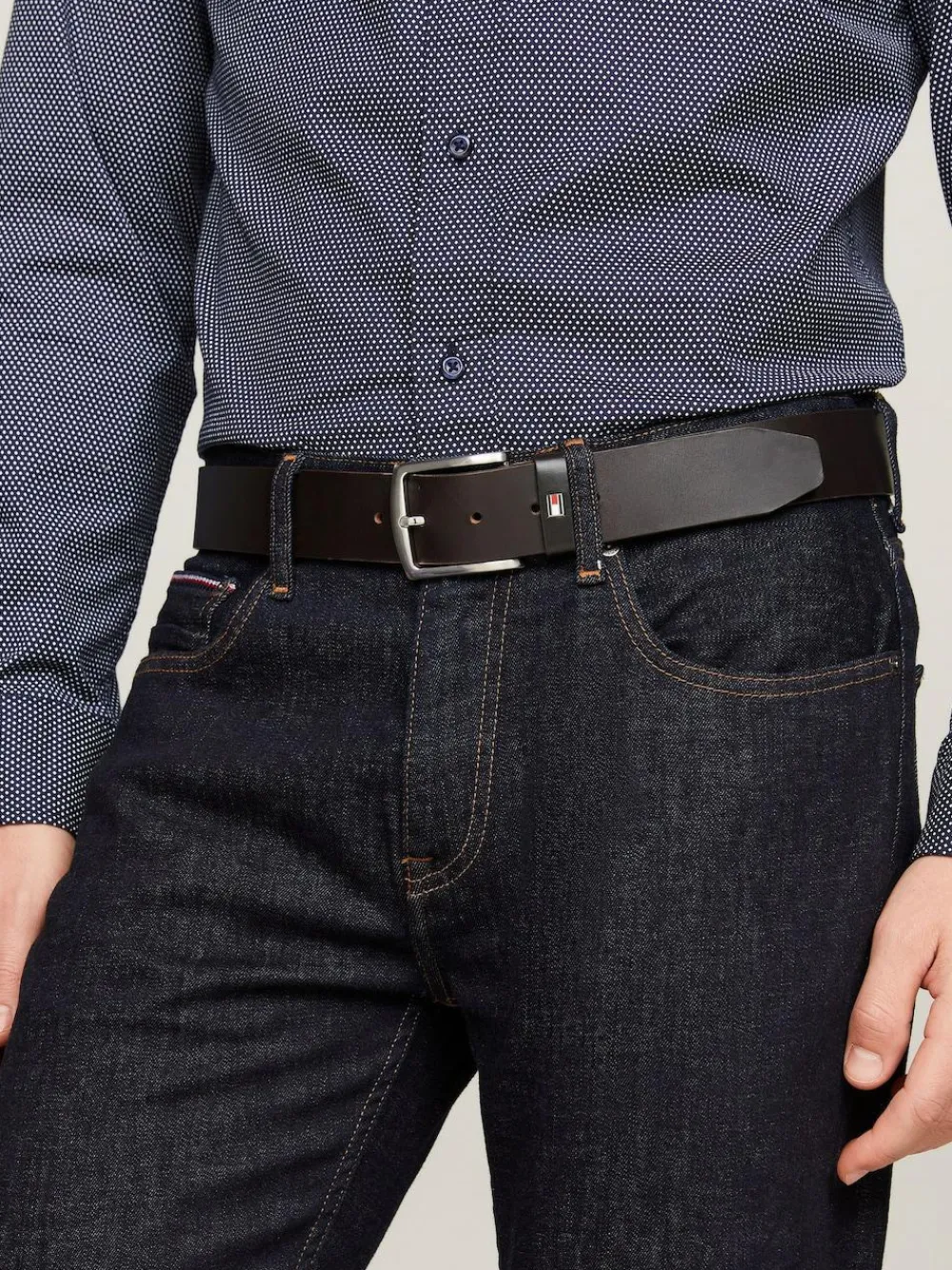 Hot Tommy Hilfiger New Denton Belt Brown