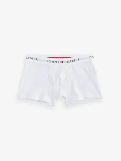 Tommy Hilfiger Chalk White Signature Essential Boxer Briefs 3 Pack^BOY Underwear