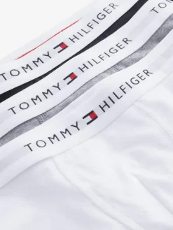Tommy Hilfiger Chalk White Signature Essential Boxer Briefs 3 Pack^BOY Underwear