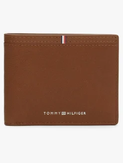 Sale Tommy Hilfiger Purple Corporate Logo Leather Credit Card Wallet