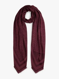 Tommy Hilfiger Monogram Scarf With Wool^ Hats, Gloves & Scarves|Hats, Scarves & Gloves