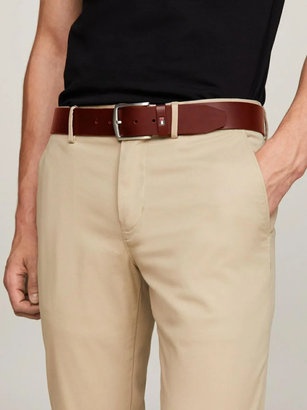 Hot Tommy Hilfiger New Denton Belt Tan Brown