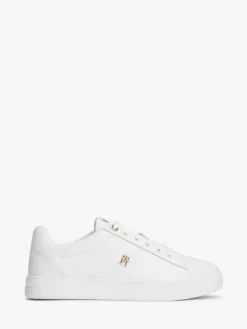 Tommy Hilfiger White Essential Elevated Cupsole Sneakers