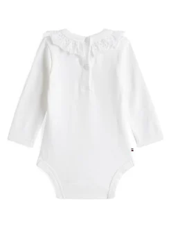 Tommy Hilfiger Essential Broderie Anglaise Collar Bodysuit^ Bodysuits & Vests|Vests