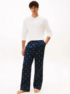 Tommy Hilfiger White Henley Woven Pyjamas Set Gift Box^ Pyjamas