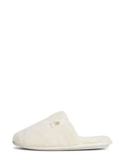 Tommy Hilfiger Monogram Faux Fur Slippers^Women Slippers