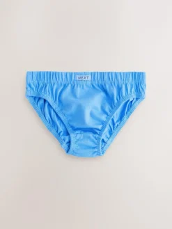Clearance Next 100% Cotton Briefs 10 Pack (1.5-16yrs) Tonal Blue