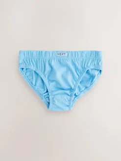 Clearance Next 100% Cotton Briefs 10 Pack (1.5-16yrs) Tonal Blue