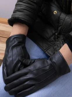 Totes 3 Point Smartouch Winter Leather Gloves^Women Hats, Gloves & Scarves|Hats, Gloves & Scarves