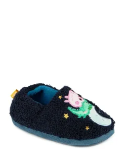 Totes Blue Childrens George Pig Winter Slippers^BOY Nightwear