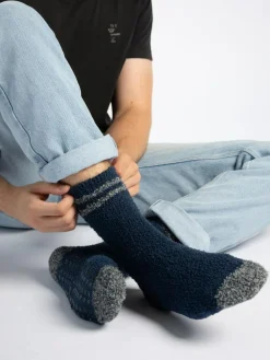 Outlet Totes Blue Toasties Mens Super Soft Cosy Socks Pack