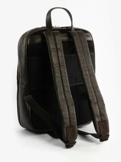 Hot Totes Genuine Leather Backpack Brown