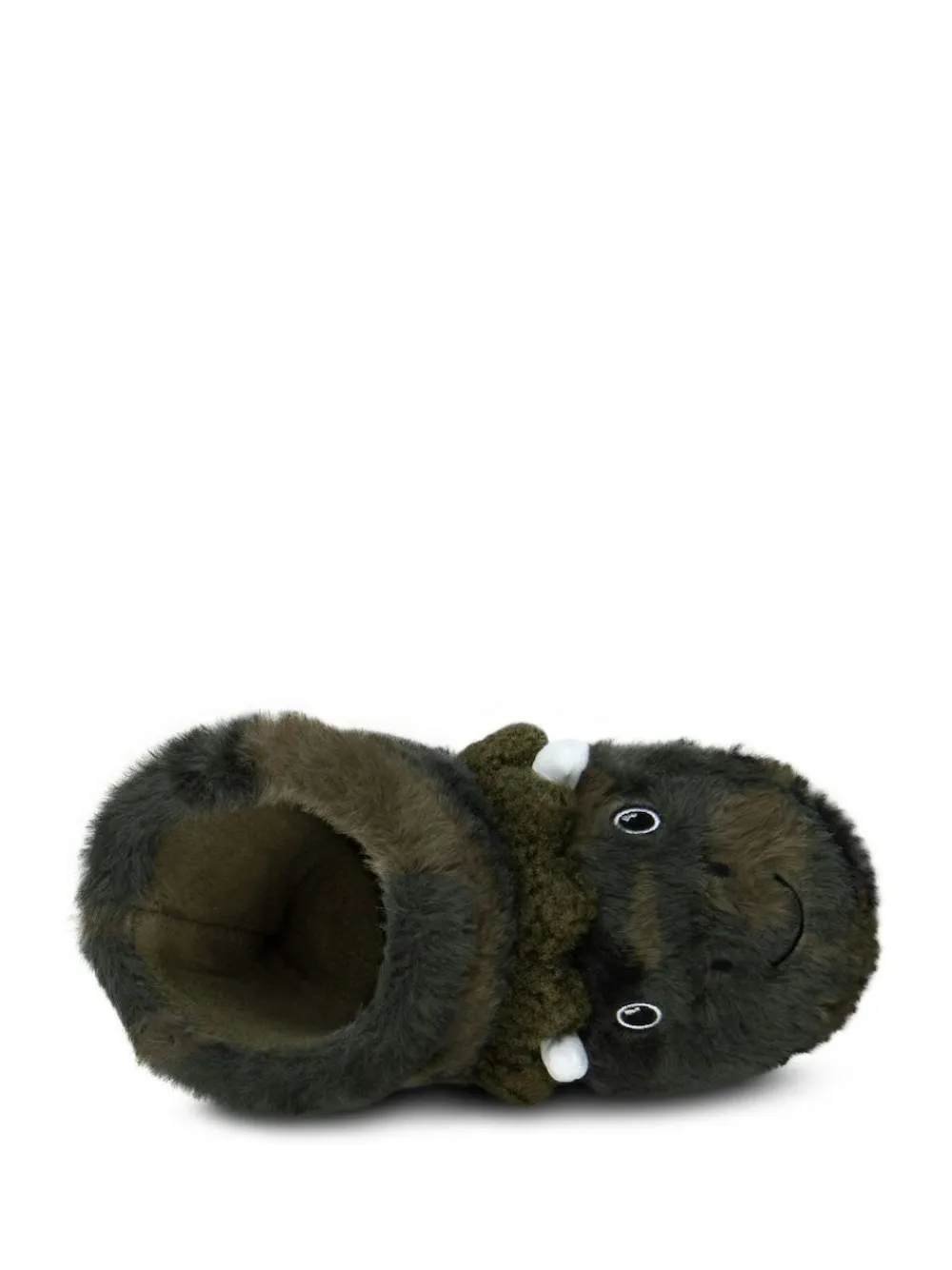 Totes Green Childrens Dinosaur Bootie Winter Slippers^BOY Nightwear