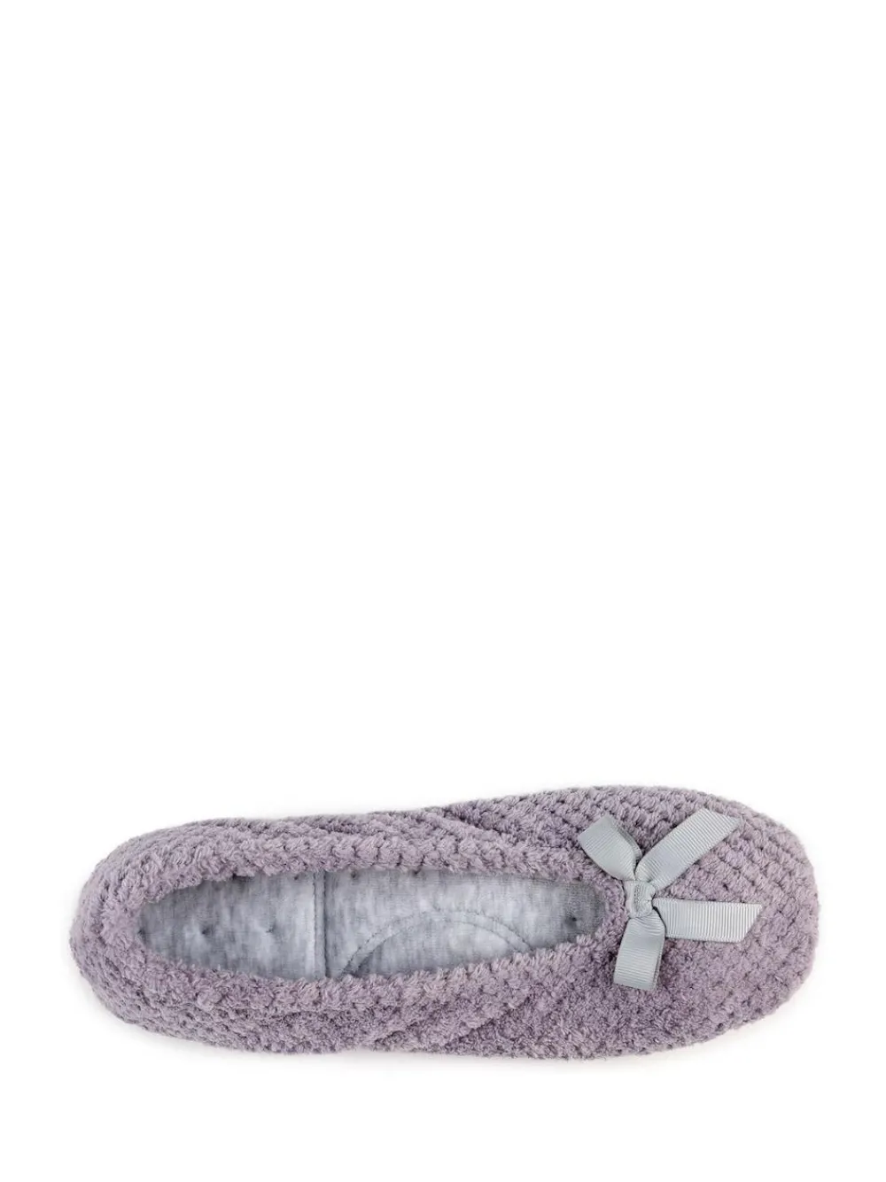 Clearance Totes Isotoner Popcorn Slippers Grey