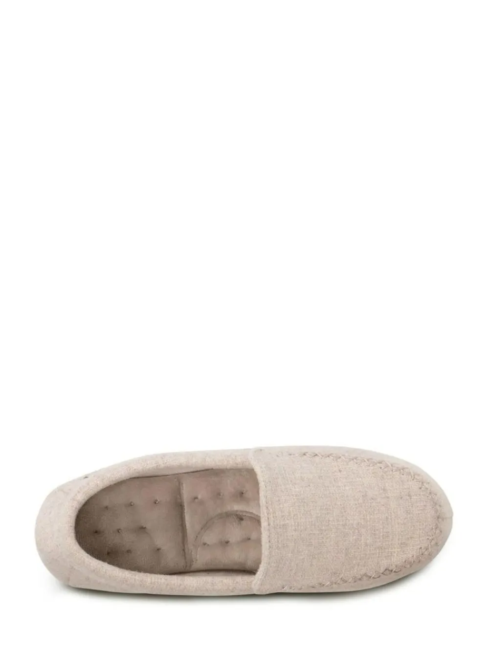 Totes Natural Isotoner Ladies Textured Moccasin Slippers^Women Slippers