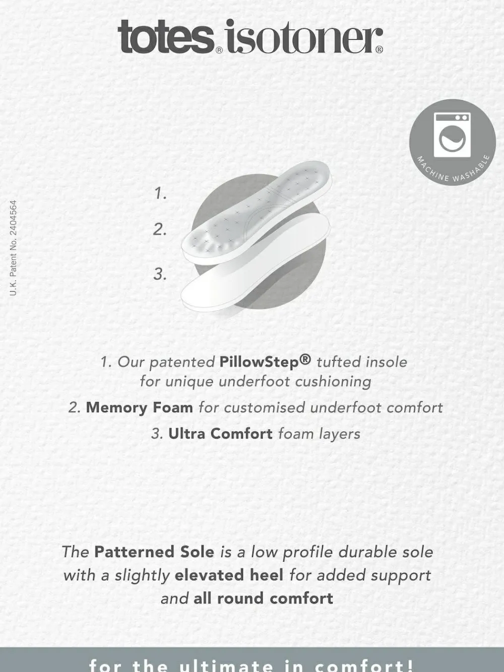 Totes Natural Isotoner Ladies Textured Moccasin Slippers^Women Slippers